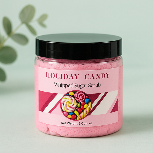 Holiday Candy Whipped Sugar Scrub
